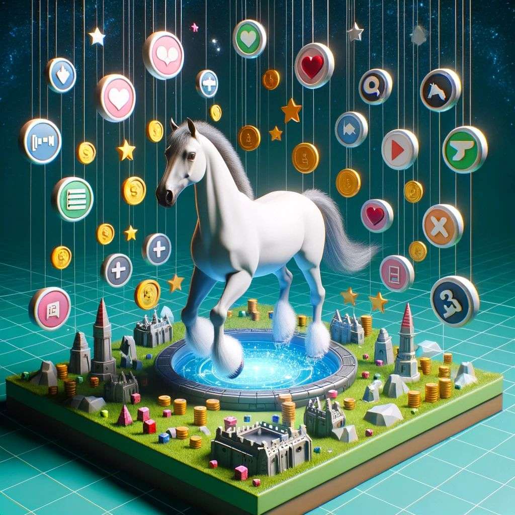 a horse, game design